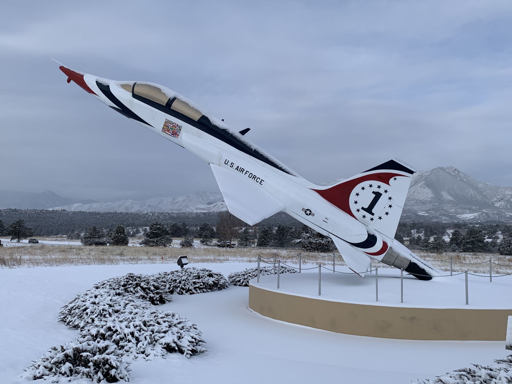 Air Force Academy snow